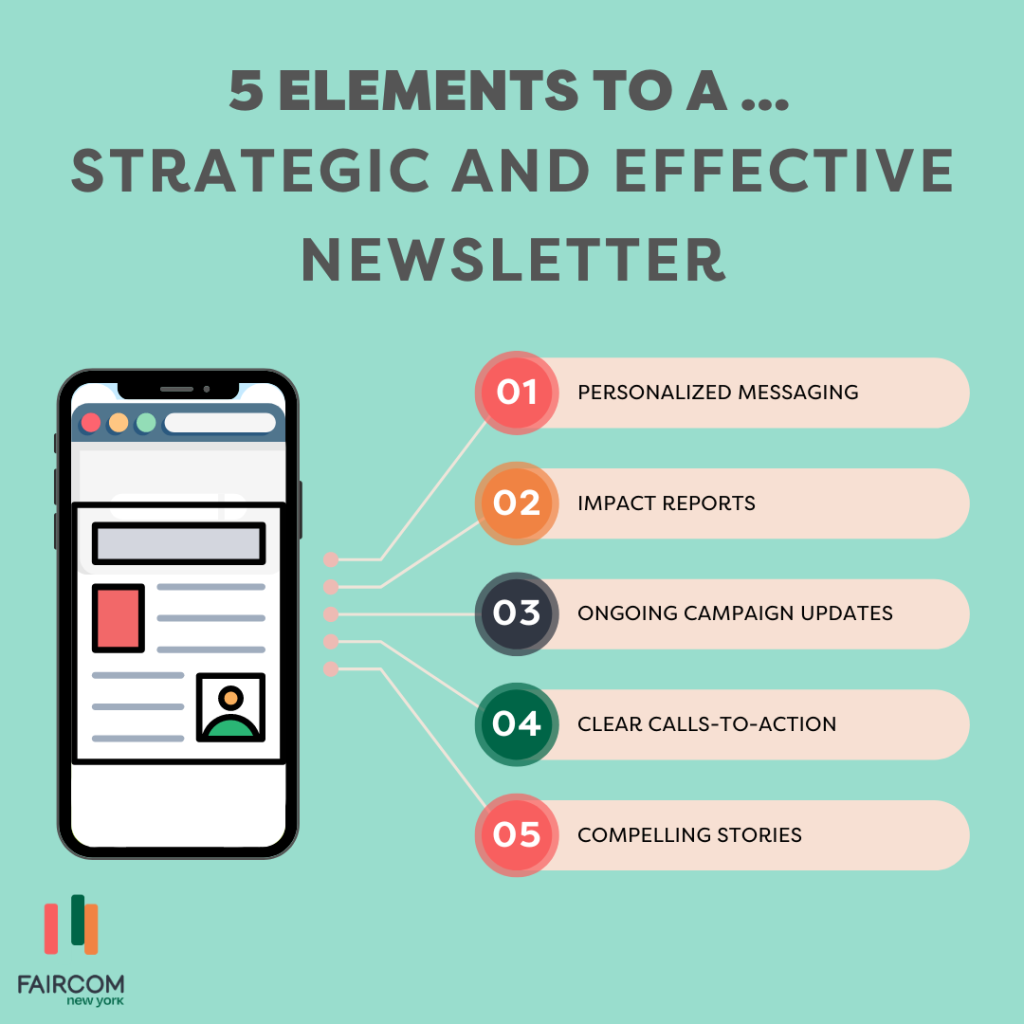 5 elements to a strategic and effective newsletter