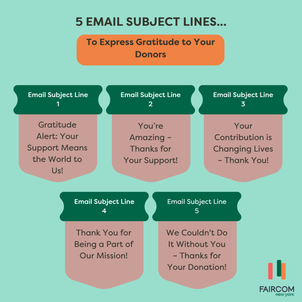 5 email subject lines to express gratitude