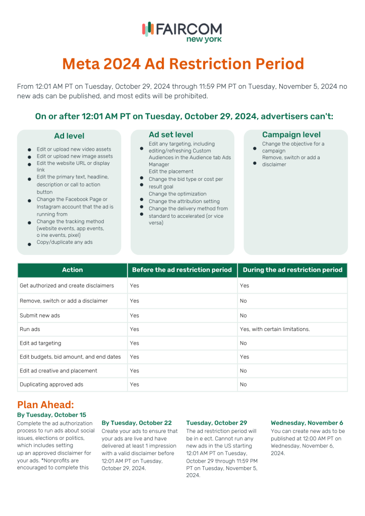 Meta 2024 Election Ad Restrictions